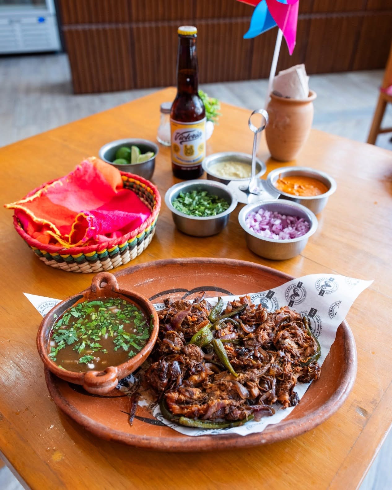 Platillo de birria Las Hamacas
